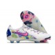 Nike Phantom Luna Elite FG Low Football Boots White Purple Blue For Men/Women