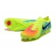 Nike Phantom Luna Elite FG Low Yellow Black Blue Football Boots For Men 