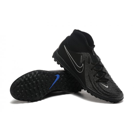 Nike Phantom Luna Elite TF High Top Black Football Boots For Men 