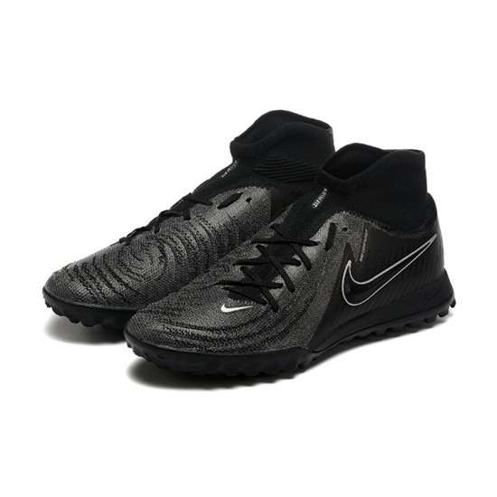 Nike Phantom Luna Elite TF High Top Black Football Boots For Men 