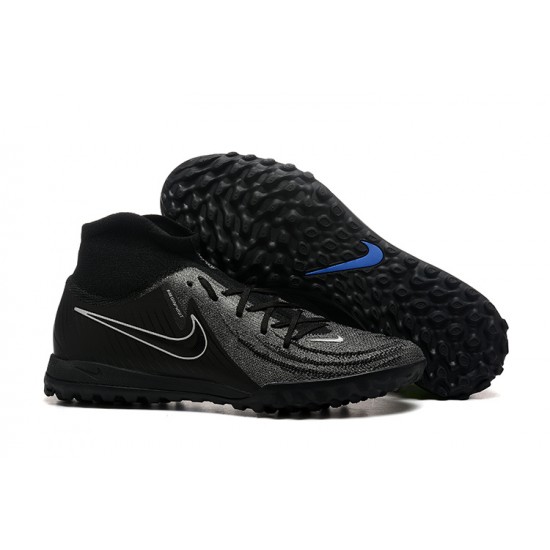 Nike Phantom Luna Elite TF High Top Black Football Boots For Men