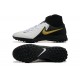 Nike Phantom Luna Elite TF High Top Black White Gold Football Boots For Men