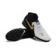 Nike Phantom Luna Elite TF High Top Black White Gold Football Boots For Men