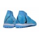 Nike Phantom Luna Elite TF High Top Blue Football Boots For Men/Women