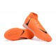 Nike Phantom Luna Elite TF High Top Orange Black Football Boots For Men 