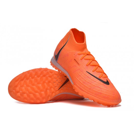 Nike Phantom Luna Elite TF High Top Orange Football Boots For Men/Women