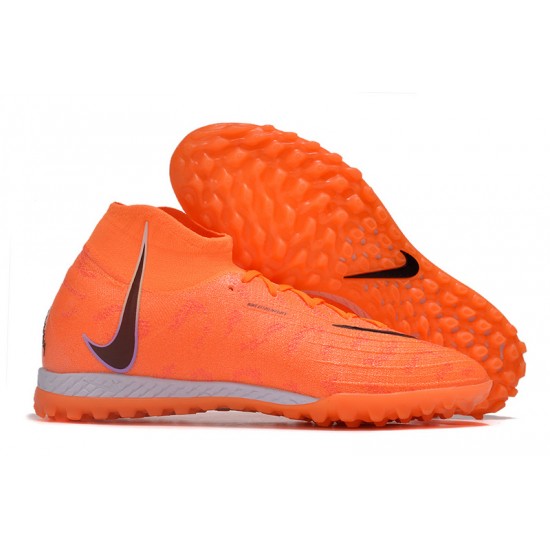 Nike Phantom Luna Elite TF High Top Orange Football Boots For Men/Women