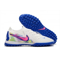 Nike Phantom Luna Elite TF Low Blue White Football Boots For Men 