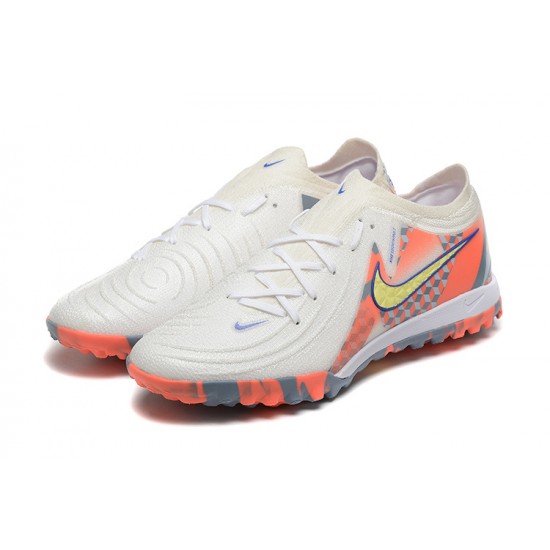 Nike Phantom Luna Elite TF Low Orange White Yellow Football Boots For Men 