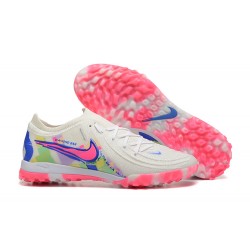 Nike Phantom Luna Elite TF Low Pink White Blue Football Boots For Men 