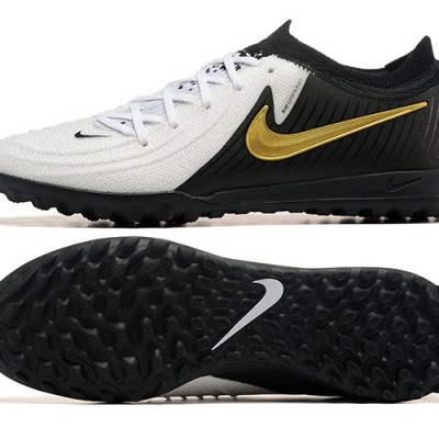 Nike Phantom Luna Elite TF Low White Black Gold Football Boots For Men 