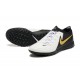 Nike Phantom Luna Elite TF Low White Black Gold Football Boots For Men 