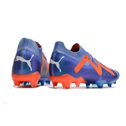 Puma Future Ultimate FG Low Blue Red For Women/Men Football Boots