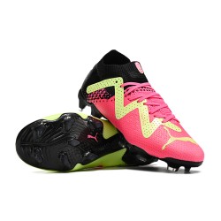 Puma Future Ultimate FG Low Green Black Pink For Women/Men Football Boots