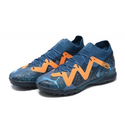 Puma Future Ultimate TF Low Dark Blue Orange Men Football Boots