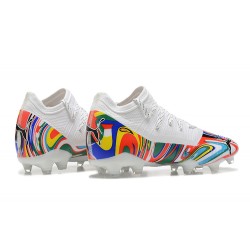 Puma Future Z 1.3 Instinct FG Low White Multi Men Football Boots