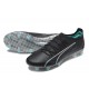 Puma Ultra Ultimate FG Low Black Blue Men Football Boots