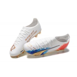 Puma Ultra Ultimate FG Low White Gold Men Football Boots