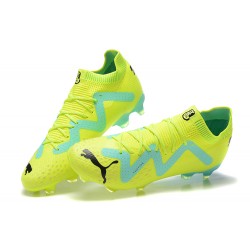 Puma Ultra Ultimate FG Yellow Light/Yellow Black Low Men Football Boots