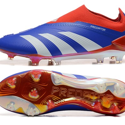 Adidas Predator Accuracy FG Boots Blue Red White Mens Football Boots