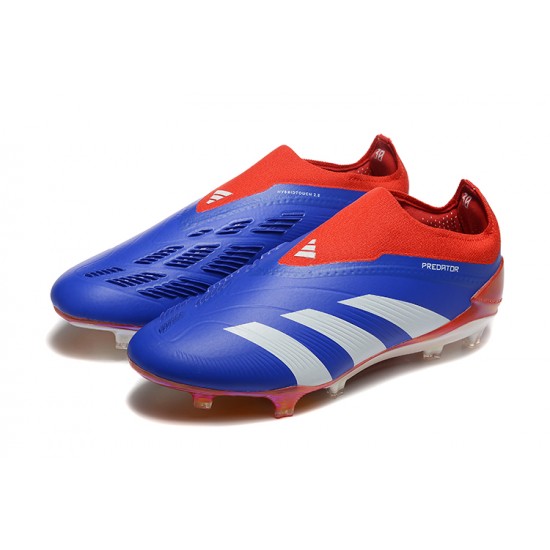 Adidas Predator Accuracy FG Boots Blue Red White Mens Football Boots