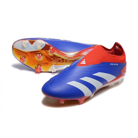 Adidas Predator Accuracy FG Boots Blue Red White Mens Football Boots