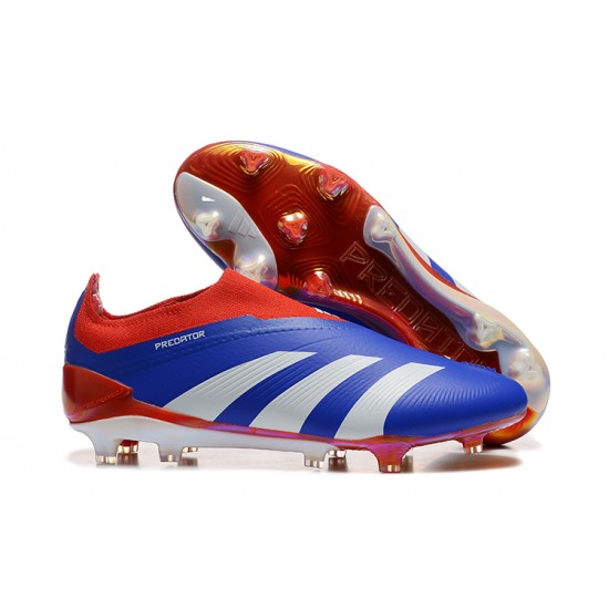 Adidas Predator Accuracy FG Boots Blue Red White Mens Football Boots